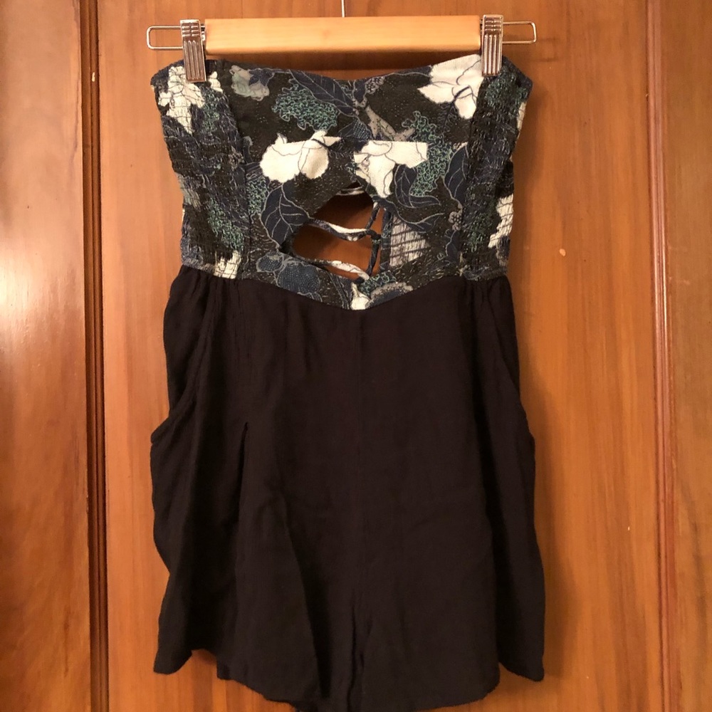 Free People peak-a-boo Romper